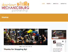 Tablet Screenshot of downtownmechanicsburg.com